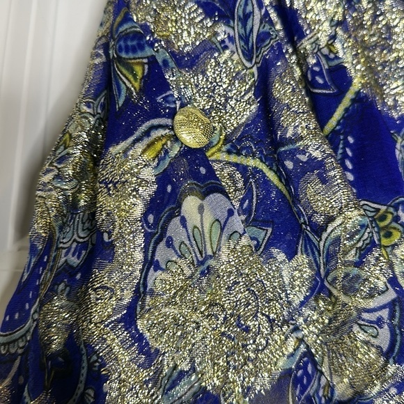 Miss June Paris Pool Dress in Cobalt Blue OS - Picture 12 of 13